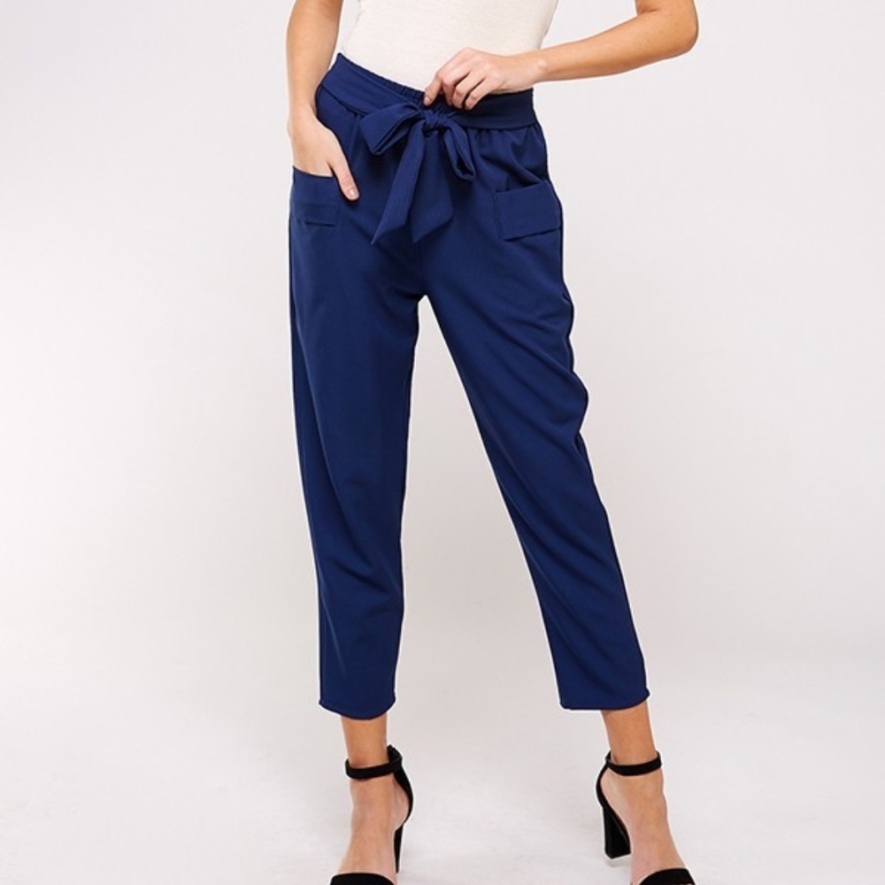2 Hearts High Waist Navy Pants